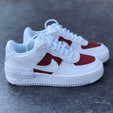 Load image into Gallery viewer, Air Force 1 Shadow x Red Snake Skin - 10Customs
